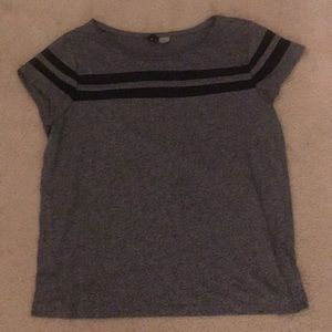 H&M t-shirt with mesh stripes
